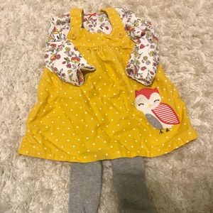6m Carter’s 3pc dress set